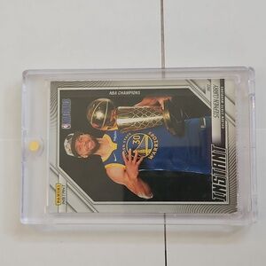 Panini Stephen Curry Trophy Card - Blue & Gold